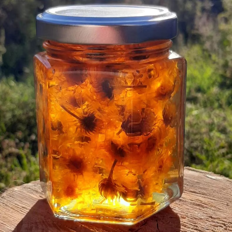 Miel de montaña con caléndula